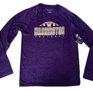 Champion University Washington Huskies Football Long Sleeves Size Small S/P